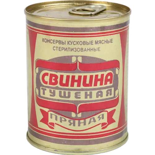 Консервы мясные «Березовский МК» свинина тушеная пряная, 338 г