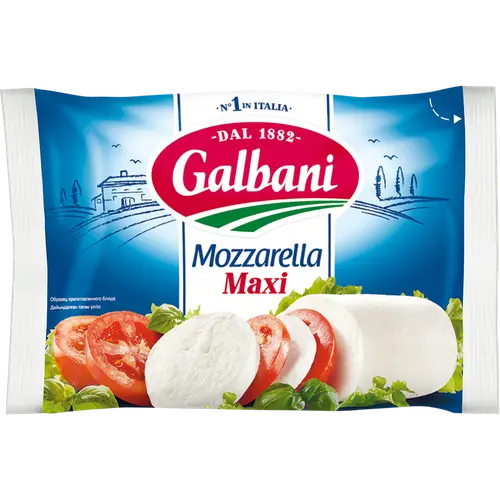 Сыр мягкий «Galbani» Mozzarella, макси, 45%, 250 г