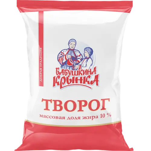 Творог «Бабушкина крынка» классический, 10%, 200 г