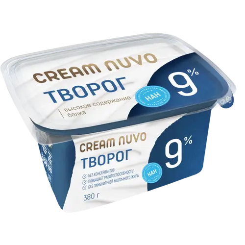 Творог «Cream Nuvo» 9%, 380 г