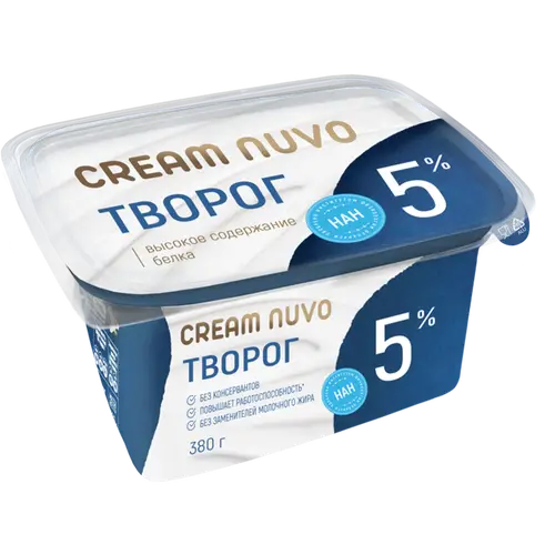 Творог «Cream Nuvo» 5%, 380 г