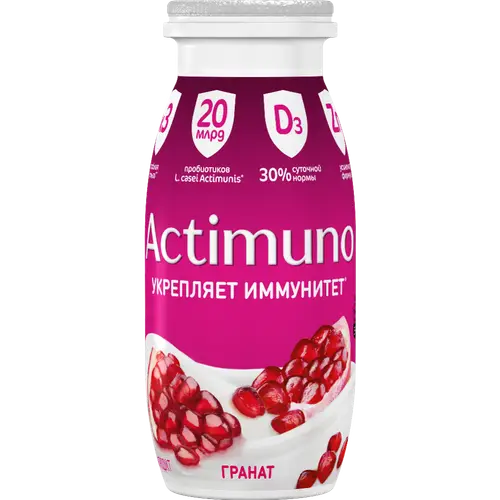 Кисломолочный продукт «Actimuno» с гранатом 1,5%, 95 г