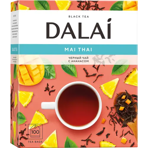 Чай черный «Dalai» Mai Thai с ананасом, 100 шт