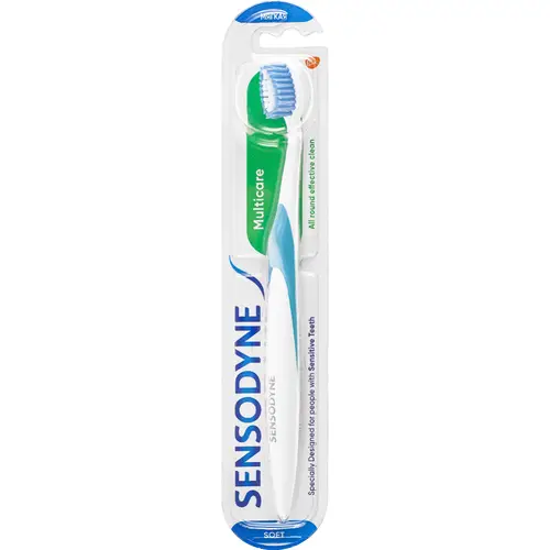 Зубная щетка «Sensodyne» Multicare, голубая, мягкая