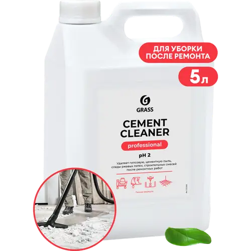 Средство для очистки после ремонта «Grass» Cement Cleaner, 125305, 5.5 кг