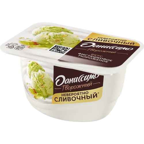 Творожный продукт «Даниссимо» фисташковое мороженое, 6.5%, 130 г