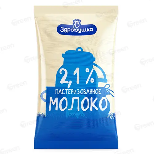 Молоко Здравушка 2,1% 