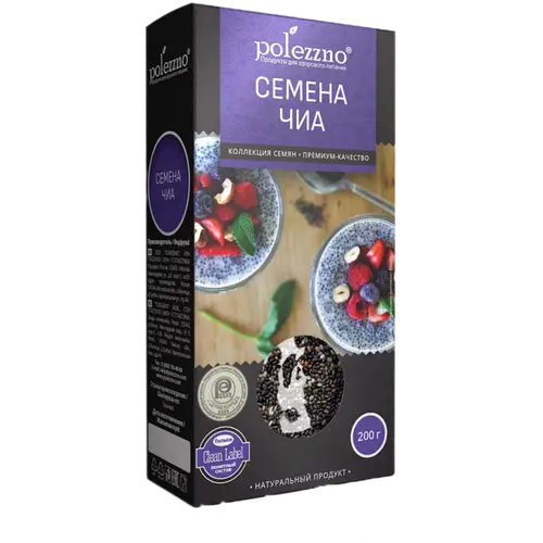 Семена чиа «Polezzno» 200 г