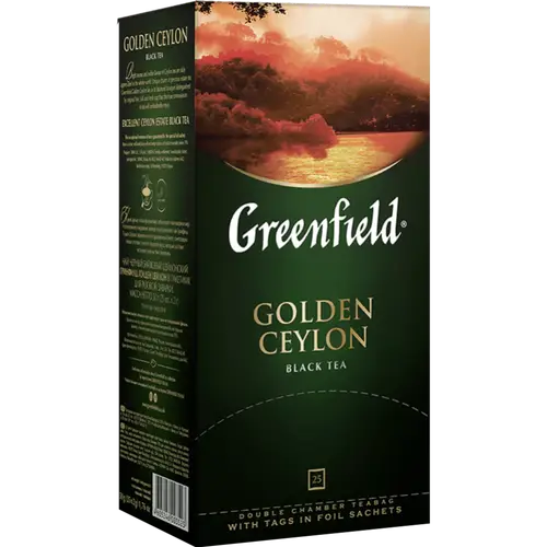 Чай черный «Greenfield» Golden Ceylon, 25х2 г