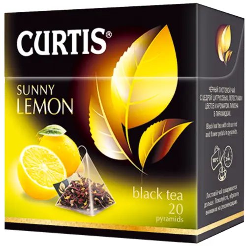 Чай черный «Сurtis» Sunny Lemon, 20х1.7 г