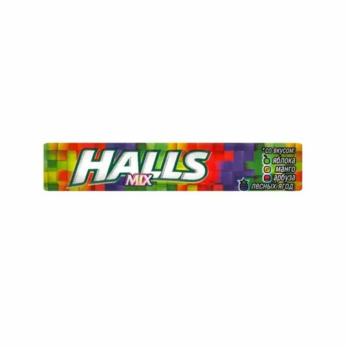 Карамель леденцовая «Halls» mix ассорти, 25 г