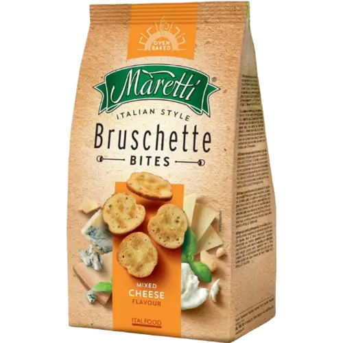 Брускетта «Maretti» Bruschette, сырный микс, 70 г