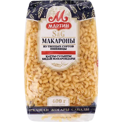 Макаронные изделия «Мартин» рожки скобочки, 400 г