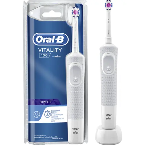 Электрическая зубная щетка «Oral B» Vitality PRO 3D White, D100.413.1