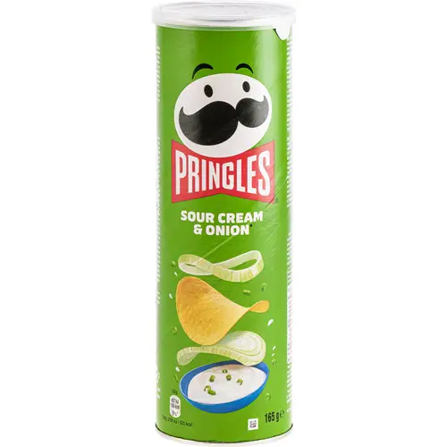 Чипсы картофельные «Pringles» сметана и лук, 165 г