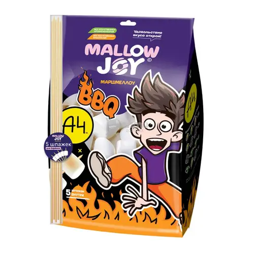 Маршмеллоу для жарки Mallow Joy Влад А4 с ароматом пломбира и ванили, 150г