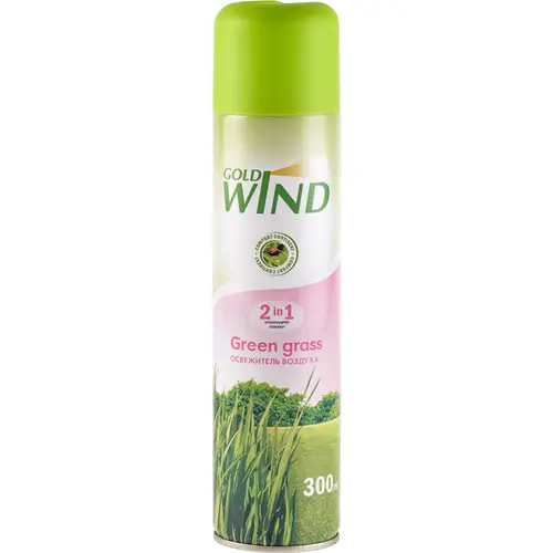 Освежитель воздуха «Gold Wind» Green grass, 300 мл