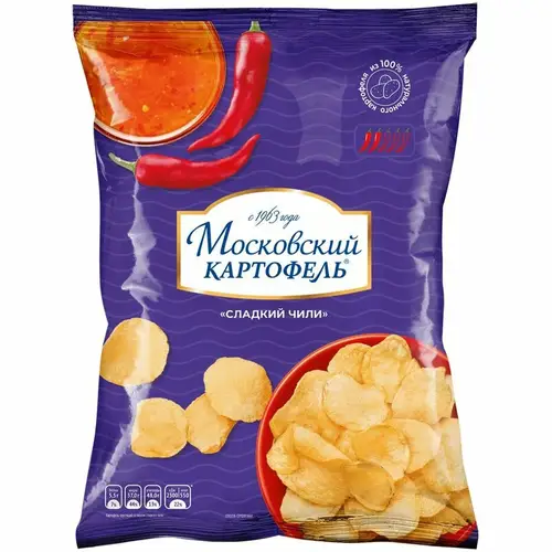 Чипсы картофельные Московский Картофель Сладкий чили