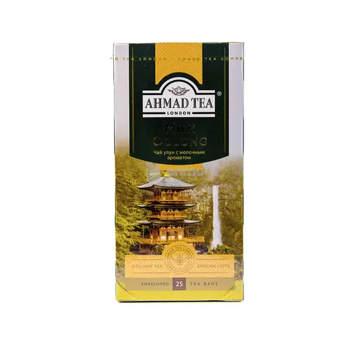 Чай зелёный Ahmad Tea London Milk oolong со вкусом молока, 25х2г