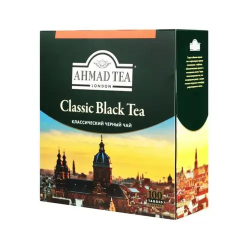 Ahmad Tea, чай ahmad teа 100гр черный классический, цена за шт, ШК: 054881015677