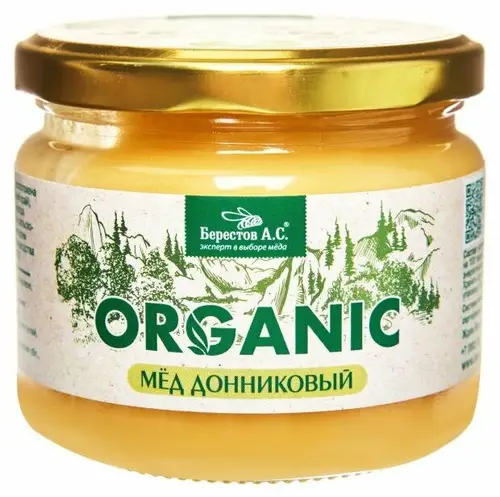 Мед донниковый Organic ТМ Берестов А.С.