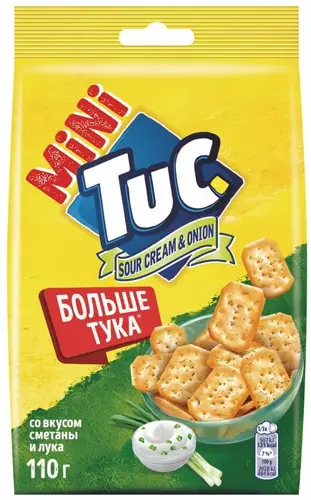 Крекер Tuc Mini Сметана-Лук 110г