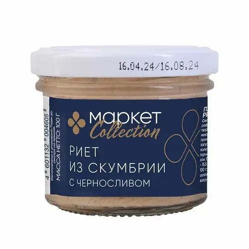 Риет Маркет Collection из скумбрии атлантической с черносливом, 100г