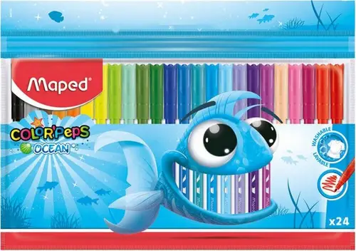 Набор фломастеров Maped Color Peps Ocean 24шт