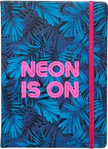 Скетчбук Infolio Study Neon tropics твердый переплет 15*21см 64л