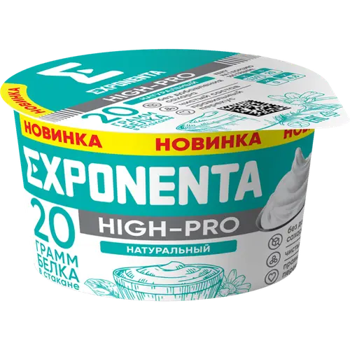 Продукт кисломолочный «Exponenta» High-pro  обезжиренный,  160 г