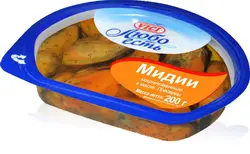 Мидии маринованные в масле Любо есть 200г Vici