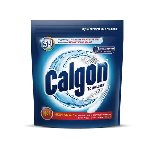 CALGON Cр-во для cмяг.воды и пред.обр.накипи  750гр