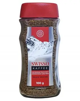 Кофе растворимый Swisso Kaffee/Свиссо Кафе сублимированный 100г ст/б