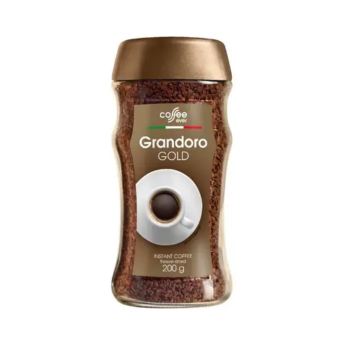 Кофе растворимый Coffee Ever Grandoro Gold /Грандоро Голд сублимированный 200г ст/б