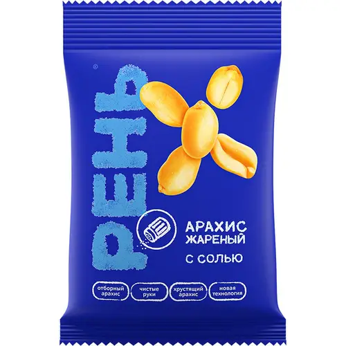 Арахис жареный соленый «Рень» 100г