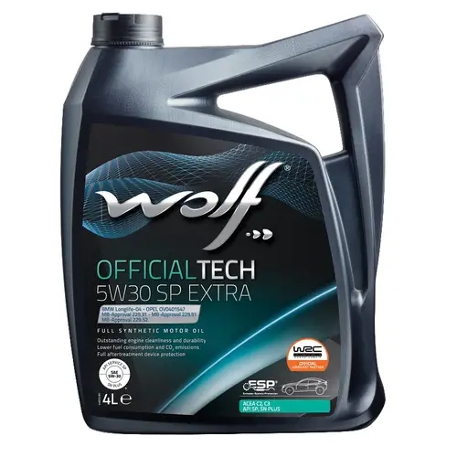 Масло моторное 65648/4 WOLF OfficialTech 5W-30 SP EXTRA 4л