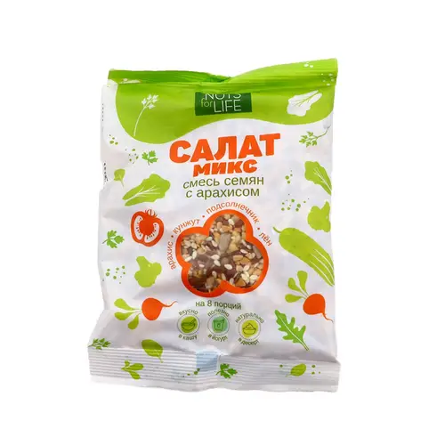 Салат Микс смесь семян с арахисом Nuts For Life 70г