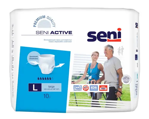 SENI ACTIVE large Трусики впитыв. для взрослых,  10 шт