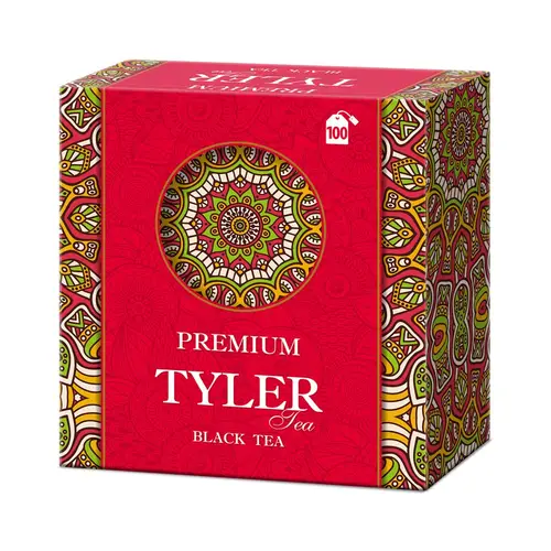 Чай черный Tyler Tea Premium пакет 100пак х 1,8г