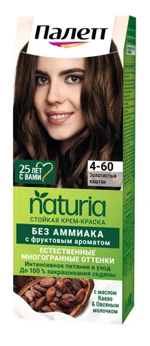 Крем-краска Палетт стойкая NATURIA тон:4-60