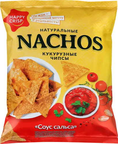 Чипсы Happy Crisp Nachos Соус сальса