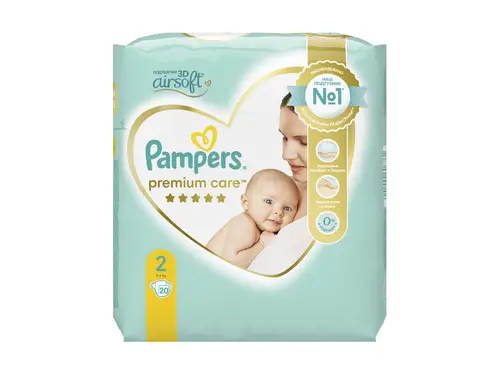 Подгузники Pampers Premium Care 2 4-8 кг 20 шт