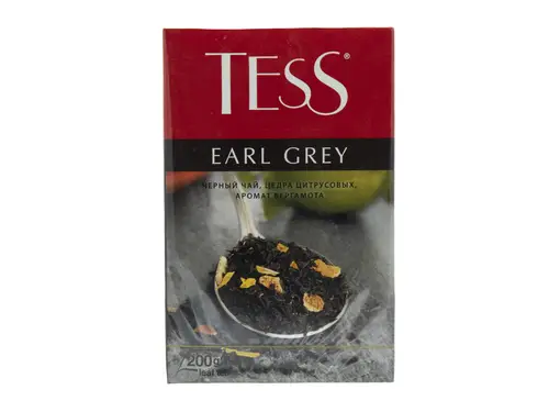 Чай черный Tess Earl Grey листовой 200 гр