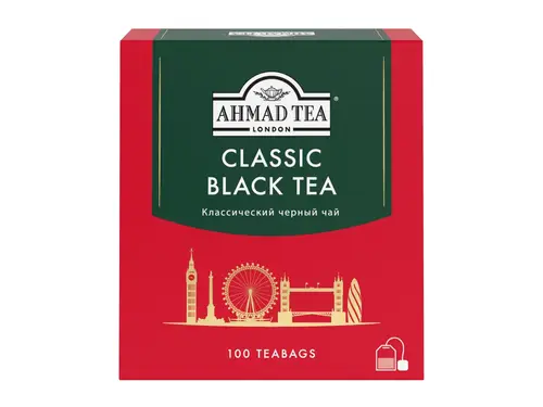 Чай черный Ahmad Tea London классический 100 пакетиков