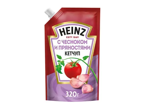 Кетчуп Heinz с Чесноком и Пряностями 320 гр