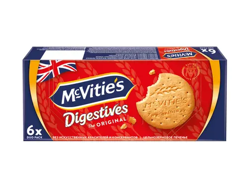 Печенье Mcvities Digestives To Go 6 штук по 33 гр