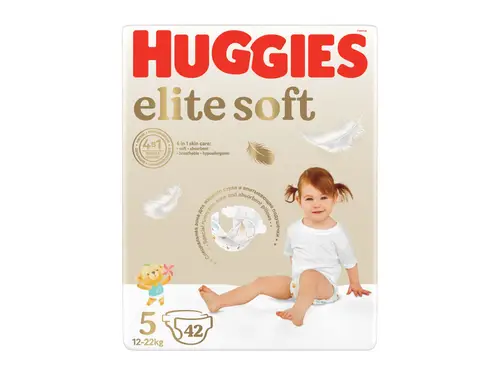 Подгузники Huggies Elite Soft 5 12-22 кг 42 шт