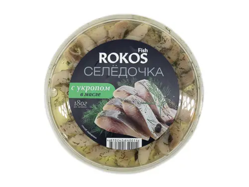 Селедочка Rokos fish с укропом 180 гр