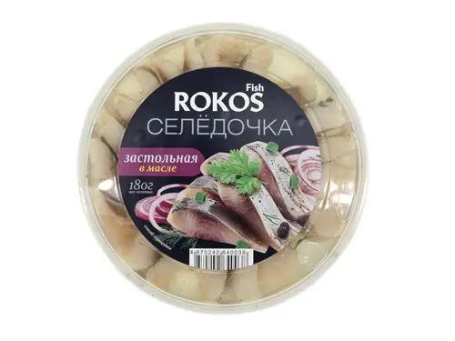 Селедочка Rokos Fish застольная 180 гр