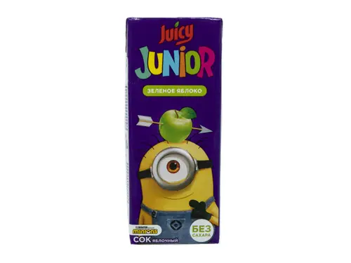 Нектар Juicy Junior зеленое яблоко 0,2 л